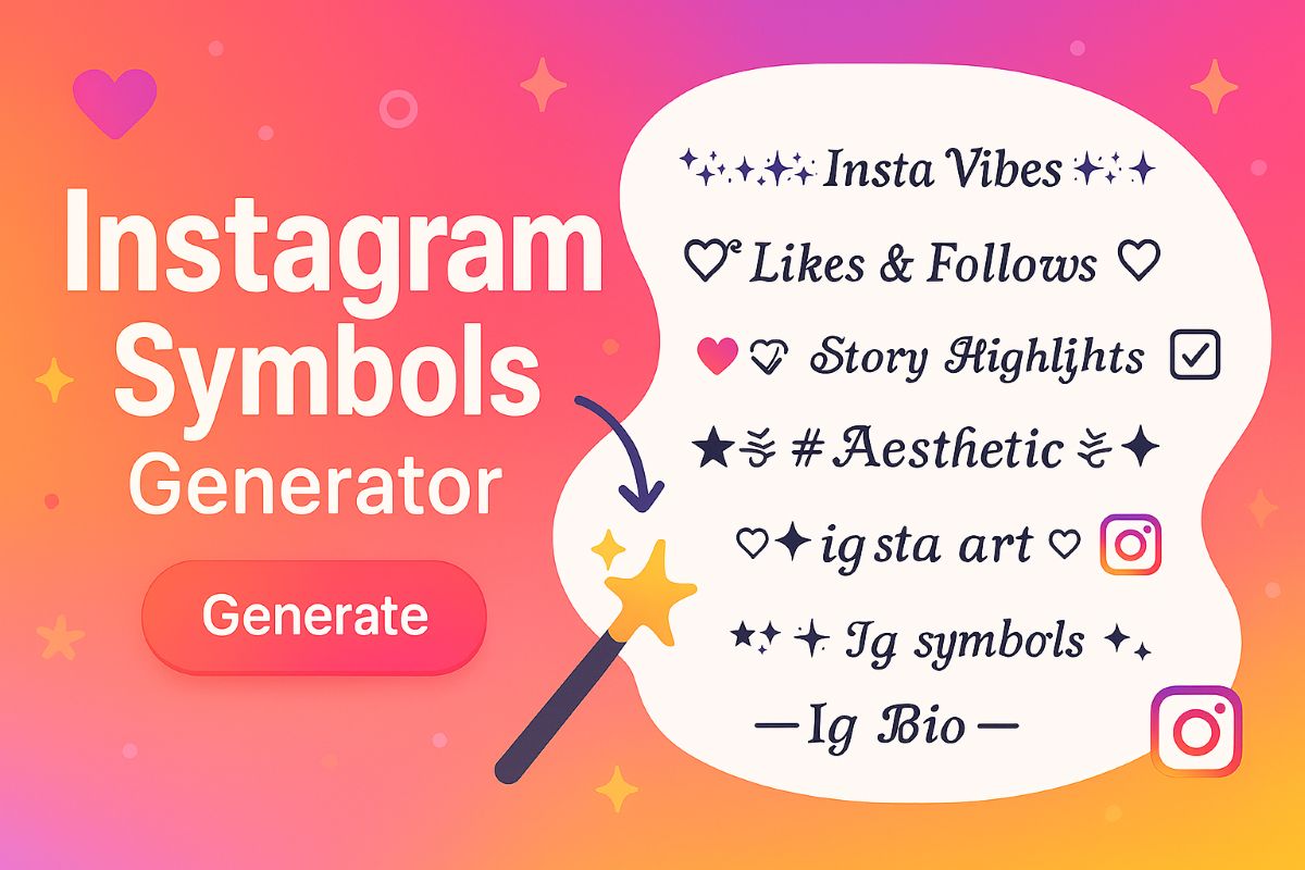 Instagram Symbols